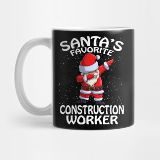 Santas Favorite Construction Worker Christmas Mug